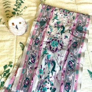 Oscar Dela Renta 100% silk scarf